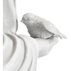 image:imageDesign Toscano Francis of Assisi Blessing Religious Garden Decor Statue with Bird Bath Feeder 19 inches Tall Cast Stone Resin Gray Stone FinishAntique Stone