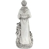 image:imageDesign Toscano Francis of Assisi Blessing Religious Garden Decor Statue with Bird Bath Feeder 19 inches Tall Cast Stone Resin Gray Stone FinishAntique Stone