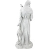 image:imageDesign Toscano Francis of Assisi Blessing Religious Garden Decor Statue with Bird Bath Feeder 19 inches Tall Cast Stone Resin Gray Stone FinishAntique Stone