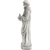 image:imageDesign Toscano Francis of Assisi Blessing Religious Garden Decor Statue with Bird Bath Feeder 19 inches Tall Cast Stone Resin Gray Stone FinishAntique Stone