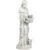 image:imageDesign Toscano Francis of Assisi Blessing Religious Garden Decor Statue with Bird Bath Feeder 19 inches Tall Cast Stone Resin Gray Stone FinishAntique Stone