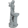 image:imageDesign Toscano Francis of Assisi Blessing Religious Garden Decor Statue with Bird Bath Feeder 19 inches Tall Cast Stone Resin Gray Stone FinishGreystone