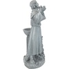 image:imageDesign Toscano Francis of Assisi Blessing Religious Garden Decor Statue with Bird Bath Feeder 19 inches Tall Cast Stone Resin Gray Stone FinishGreystone