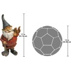 image:imageDesign Toscano Garden Gnome Statue  Digger the Gnome  Outdoor Garden Gnomes  Funny Lawn Gnome StatuesDigger the Gnome