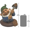 image:imageDesign Toscano Garden Gnome Statue  Digger the Gnome  Outdoor Garden Gnomes  Funny Lawn Gnome StatuesShoveling Sam