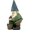 image:imageDesign Toscano Garden Gnome Statue  Digger the Gnome  Outdoor Garden Gnomes  Funny Lawn Gnome StatuesWater Pump Pete