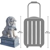 image:imageDesign Toscano Giant Foo Dog of the Forbidden City Asian Garden Statue 30 Inch Resin Two Tone Stone FinishSingle