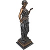 image:imageDesign Toscano GuanYin Patroness of Compassion Asian Decor Outdoor Garden Statue 54 inches Tall Fiberglass Cast Stone Resin Limestone FinishGoddess of Nature