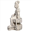 image:imageDesign Toscano GuanYin Patroness of Compassion Asian Decor Outdoor Garden Statue 54 inches Tall Fiberglass Cast Stone Resin Limestone FinishResting Guan Yin