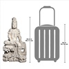 image:imageDesign Toscano GuanYin Patroness of Compassion Asian Decor Outdoor Garden Statue 54 inches Tall Fiberglass Cast Stone Resin Limestone FinishResting Guan Yin