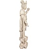image:imageDesign Toscano GuanYin Patroness of Compassion Asian Decor Outdoor Garden Statue 54 inches Tall Fiberglass Cast Stone Resin Limestone FinishStanding Goddess