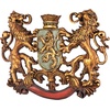 image:imageDesign Toscano Heraldic Royal Lions Coat of Arms Wall Sculpture 30 Inch Full Color