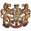 image:imageDesign Toscano Heraldic Royal Lions Coat of Arms Wall Sculpture 30 Inch Full Color