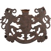 image:imageDesign Toscano Heraldic Royal Lions Coat of Arms Wall Sculpture 30 Inch Full Color