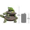 image:imageDesign Toscano In Good Company Frog and Turtles Garden Animal Statue 11 Inch Long 8 Inch Tall Cast Stone Resin Full Color Finish