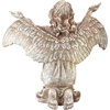 image:imageDesign Toscano In Grace Girl Child Angel Memorial IndoorOutdoor Garden Statue 14 inches wide 24 inches tall Cast Stone Resin Antique Stone FinishHeavens Devotion