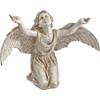 image:imageDesign Toscano In Grace Girl Child Angel Memorial IndoorOutdoor Garden Statue 14 inches wide 24 inches tall Cast Stone Resin Antique Stone FinishHeavens Devotion