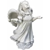 image:imageDesign Toscano In Grace Girl Child Angel Memorial IndoorOutdoor Garden Statue 14 inches wide 24 inches tall Cast Stone Resin Antique Stone FinishIn Gods Grace