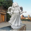 image:imageDesign Toscano In Grace Girl Child Angel Memorial IndoorOutdoor Garden Statue 14 inches wide 24 inches tall Cast Stone Resin Antique Stone FinishIn Gods Grace