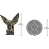image:imageDesign Toscano JQ6627 Scaled Jurassic Pterodactyl Dinosaur Statuefull colorChained Cathedral Gargoyle