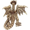 image:imageDesign Toscano JQ6627 Scaled Jurassic Pterodactyl Dinosaur Statuefull colorGothic Dragon Skeleton