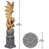 image:imageDesign Toscano JQ6627 Scaled Jurassic Pterodactyl Dinosaur Statuefull colorTalysus the Terrible Gargoyle