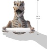 image:imageDesign Toscano JQ9551 T Rex Dinosaur Skeleton Bathroom Decor Accessories Toilet Paper Holder 8 Inches High Handcast Polyresin Green Bronze Metallic Finish