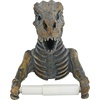 image:imageDesign Toscano JQ9551 T Rex Dinosaur Skeleton Bathroom Decor Accessories Toilet Paper Holder 8 Inches High Handcast Polyresin Green Bronze Metallic Finish