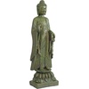 image:imageDesign Toscano Jolly Hotei Laughing Man Asian Decor IndoorOutdoor Garden Statue 26 inches tall Cast Stone Resin Two Tone Stone FinishEnlightened Buddha