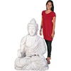 image:imageDesign Toscano Jolly Hotei Laughing Man Asian Decor IndoorOutdoor Garden Statue 26 inches tall Cast Stone Resin Two Tone Stone FinishTraditional Buddha