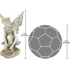 image:imageDesign Toscano KY71004 Fiona The Flower Fairy Garden Statue 17 Inch Antique StoneStatue