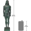 image:imageDesign Toscano KY71304 Hebe Greek Woman Patron of Youth IndoorOutdoor Garden Statue Large Size 10 inches Wide 32 inches Tall Handcast Polyresin Antique Stone FinishKouros