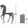 image:imageDesign Toscano KY71304 Hebe Greek Woman Patron of Youth IndoorOutdoor Garden Statue Large Size 10 inches Wide 32 inches Tall Handcast Polyresin Antique Stone FinishHorse