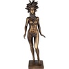 image:imageDesign Toscano KY71304 Hebe Greek Woman Patron of Youth IndoorOutdoor Garden Statue Large Size 10 inches Wide 32 inches Tall Handcast Polyresin Antique Stone FinishMedusa
