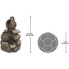 image:imageDesign Toscano LaTaverna Cascading Urns Illuminated Garden FountainLataverna