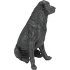 image:imageDesign Toscano Labrador Retriever Dog IndoorOutdoor Garden Statue 9 Inch Wide 15 Inch Tall Cast Stone Resin Black Painted FinishSitting