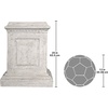 image:imageDesign Toscano Larkin Arts and Crafts Architectural Plinth PedestalClassic