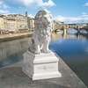 image:imageDesign Toscano Lion of Florence Sentinel IndoorOutdoor Animal Statue 28 Inch Tall Cast Stone Resin Antique Stone Finish