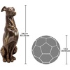 image:imageDesign Toscano Mans Best Friend Dog with Basket Outdoor Garden Statue 8 Inches Wide 12 Inches Deep 19 Inches High Handcast Polyresin Antique Stone FinishAntique Gold