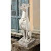image:imageDesign Toscano Mans Best Friend Dog with Basket Outdoor Garden Statue 8 Inches Wide 12 Inches Deep 19 Inches High Handcast Polyresin Antique Stone FinishAntique Stone