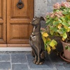 image:imageDesign Toscano Mans Best Friend Dog with Basket Outdoor Garden Statue 8 Inches Wide 12 Inches Deep 19 Inches High Handcast Polyresin Antique Stone FinishAntique Gold