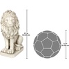 image:imageDesign Toscano Mansfield Manor Lion Sentinel StatueSet of 1