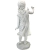 image:imageDesign Toscano Mary Frances and her Feathered Friends Garden Girl Statue