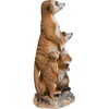 image:imageDesign Toscano Meerkat Gang Outdoor Garden Animal Statue 26 Inch Resin Full Color FinishMeerkat Family
