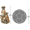 image:imageDesign Toscano Meerkat Gang Outdoor Garden Animal Statue 26 Inch Resin Full Color FinishMeerkat Family
