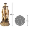 image:imageDesign Toscano Meerkat Gang Outdoor Garden Animal Statue 26 Inch Resin Full Color FinishMeerkat Gang