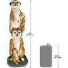 image:imageDesign Toscano Meerkat Gang Outdoor Garden Animal Statue 26 Inch Resin Full Color FinishMeerkat Generation