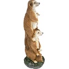 image:imageDesign Toscano Meerkat Gang Outdoor Garden Animal Statue 26 Inch Resin Full Color FinishMeerkat Generation