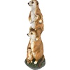 image:imageDesign Toscano Meerkat Gang Outdoor Garden Animal Statue 26 Inch Resin Full Color FinishMeerkat Generation