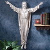 image:imageDesign Toscano Miraculous Medal Madonna Virgin Mary Italian Style Religious IndoorOutdoor Garden Statue 23 Inch Cast Stone Resin Full Color FinishAntique Stone